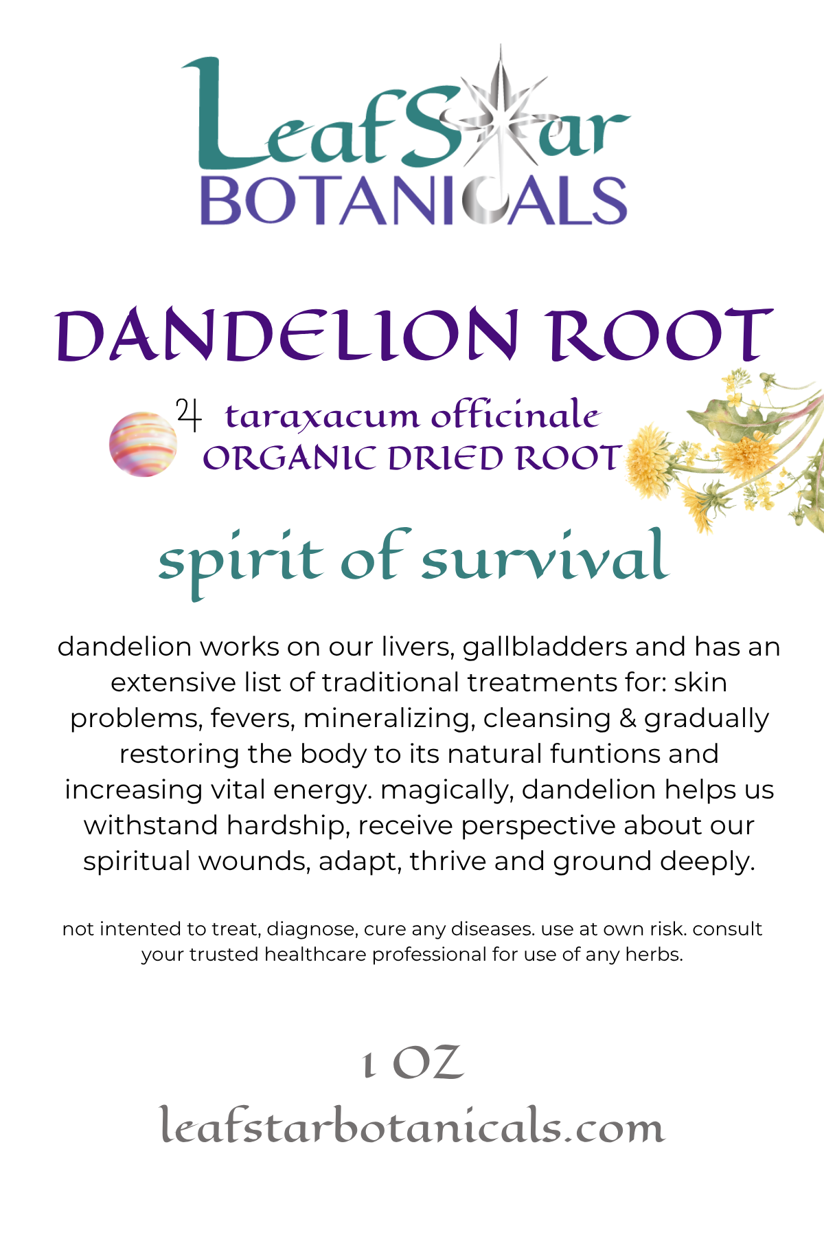 DANDELION ROOT