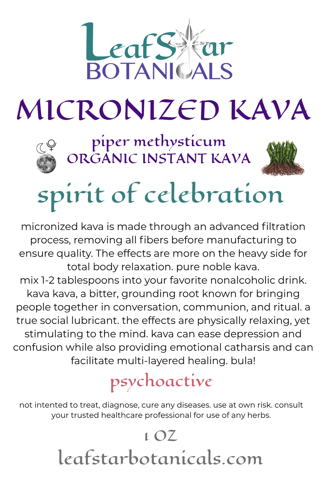 MICRONIZED KAVA KAVA