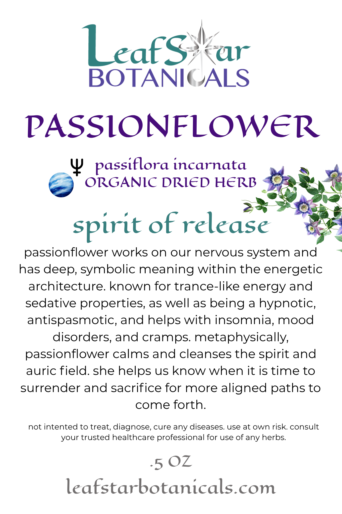 PASSIONFLOWER LEAF